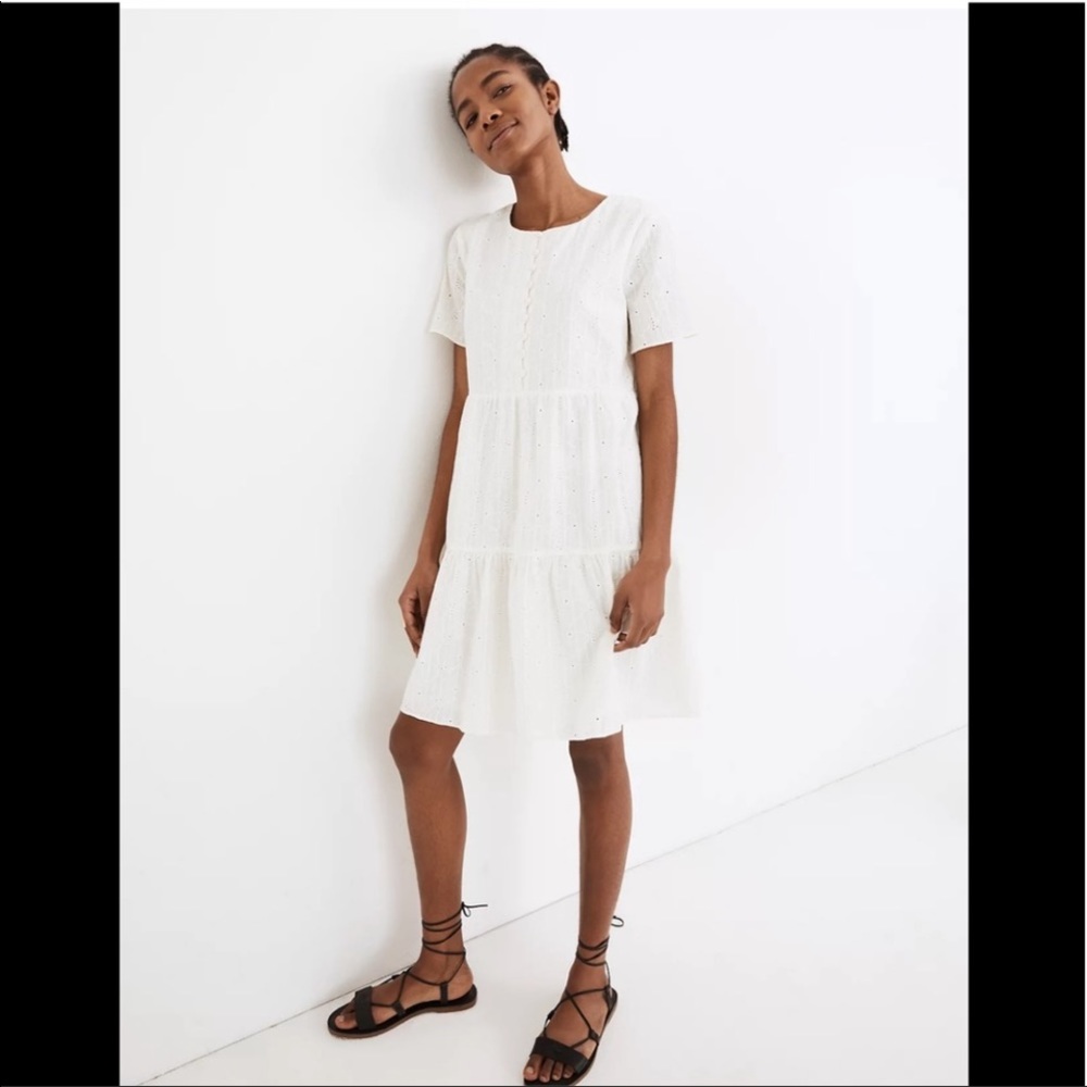 Madewell Eyelet Babydoll dress